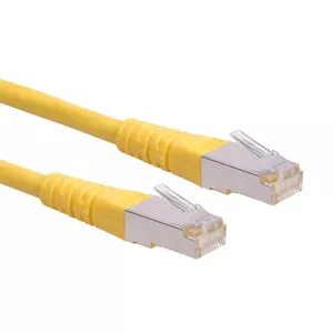 Сетевой кабель ROLINE S/FTP (PiMF) Patch Cord Cat.6 RJ-45 0.3 м Желтый