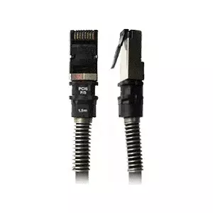 Сетевой кабель PatchSee PCI6-F/16 RJ-45 Cat6a 4.9 м Черный