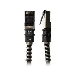 PatchSee Networking Cable Black Cat6a 12.2m
