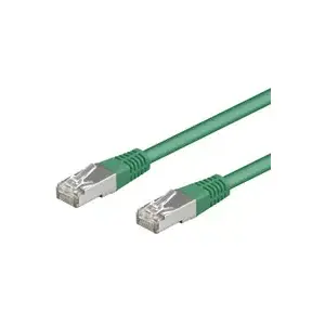 Networking cable Goobay CAT 5-500 SFTP Green 5m