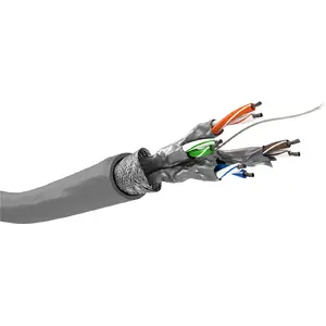 Networking Cable Goobay 93954 100m Cat6 S/FTP Grey