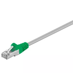 Кабель Goobay CAT 5e F/UTP Crossover серый зеленый 1 м