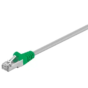 Кроссовый кабель Goobay CAT 5e F/UTP 3м Серый Зеленый