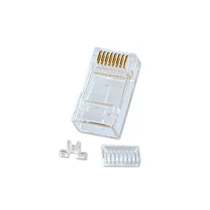 Lindy 62430 vadu savienotājs RJ-45 8-pin cat.6 Caurspīdīgs