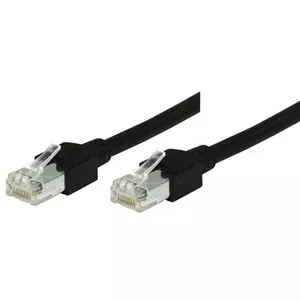 Networking cable Tecline 713003S Cat5e SF/UTP (S-FTP) 0.3 m RJ-45 to RJ-45 Black