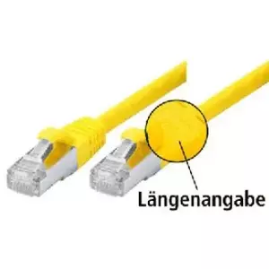 Tīkla kabelis Tecline SF/UTP Cat5e 10m Dzeltena