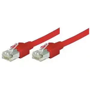 Networking Cable Tecline S/UTP Cat5e 0.3m Red