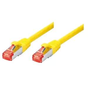 Tecline 0.25m Cat6 RJ-45 networking cable Yellow S/FTP (S-STP)