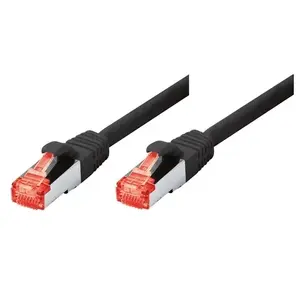 Networking cable Tecline 0.5m Cat6 RJ-45 Black S/FTP