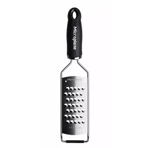 Плоская терка Microplane GOURMET SERIES EXTRA COARSE CHEESE GRATER Черная Нержавеющая сталь