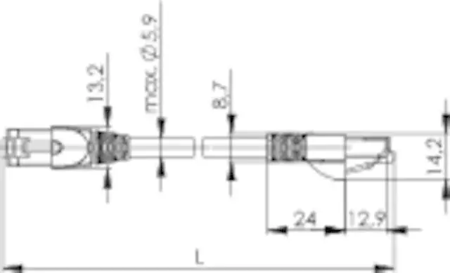 Networking Cable Telegärtner S-FTP Cat-6a Photo 2