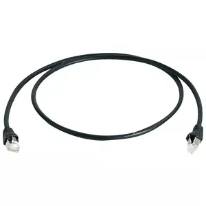 Networking Cable Telegärtner MP8 FS 500 LSZH 0.25m Black Cat6a SF/UTP