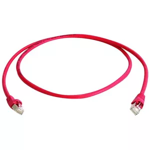 Telegärtner MP8 FS 500 LSZH 0.25m networking cable Red Cat6a SF/UTP (S-FTP)