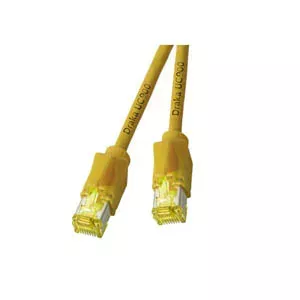 Draka Comteq TM31 Patch Cat6 0.5m сетевой кабель Желтый 0,5 m Cat6a