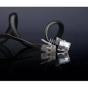 сетевой кабель ShiverPeaks SP713-SLS черный 3 м Cat6 U/UTP
