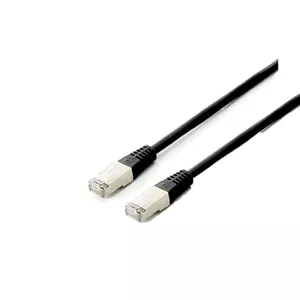 Патч-кабель Equip Cat.6A Platinum RJ-45 0.5м черный