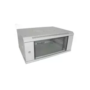 Wall cabinet XtendLan WS-4U-64-GREY-P 4U 600x450 mm with glass doors