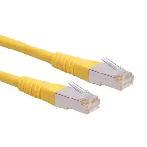 Сетевой кабель ROLINE S/FTP (PiMF) Patch Cord Cat.6 RJ-45 1.5м Желтый