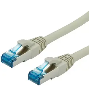 Сетевой кабель VALUE S/FTP Patch Cord Cat.6a RJ-45 0.5м Серый