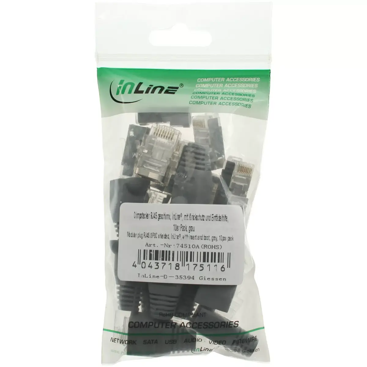 Разъем RJ45 8P8C InLine Photo 2
