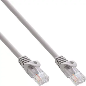 InLine Patch Cable U/UTP Cat.5e grey 0.5m