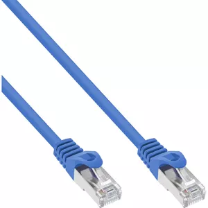 InLine Patch Cable F/UTP Cat.5e blue 1m