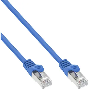 InLine Patch Cable 71501B F/UTP Cat.5e RJ-45 Blue 1m