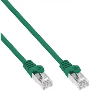 Патч-кабель InLine F/UTP Cat.5e зеленый 0.3м
