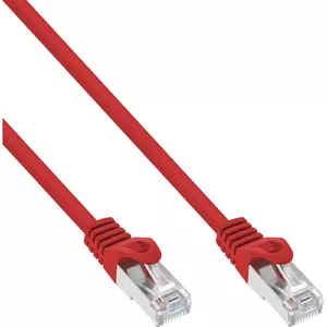 Патч-кабель InLine F/UTP Cat.5e красный 0.3м