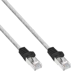 InLine Patch Cable SF/UTP Cat.5e transparent 0.3m