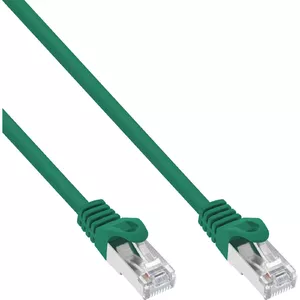 InLine Patch Cable SF/UTP Cat.5e green 0.5m