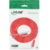 InLine Плоский патч-корд Cat6 Красный 3м Photo 4