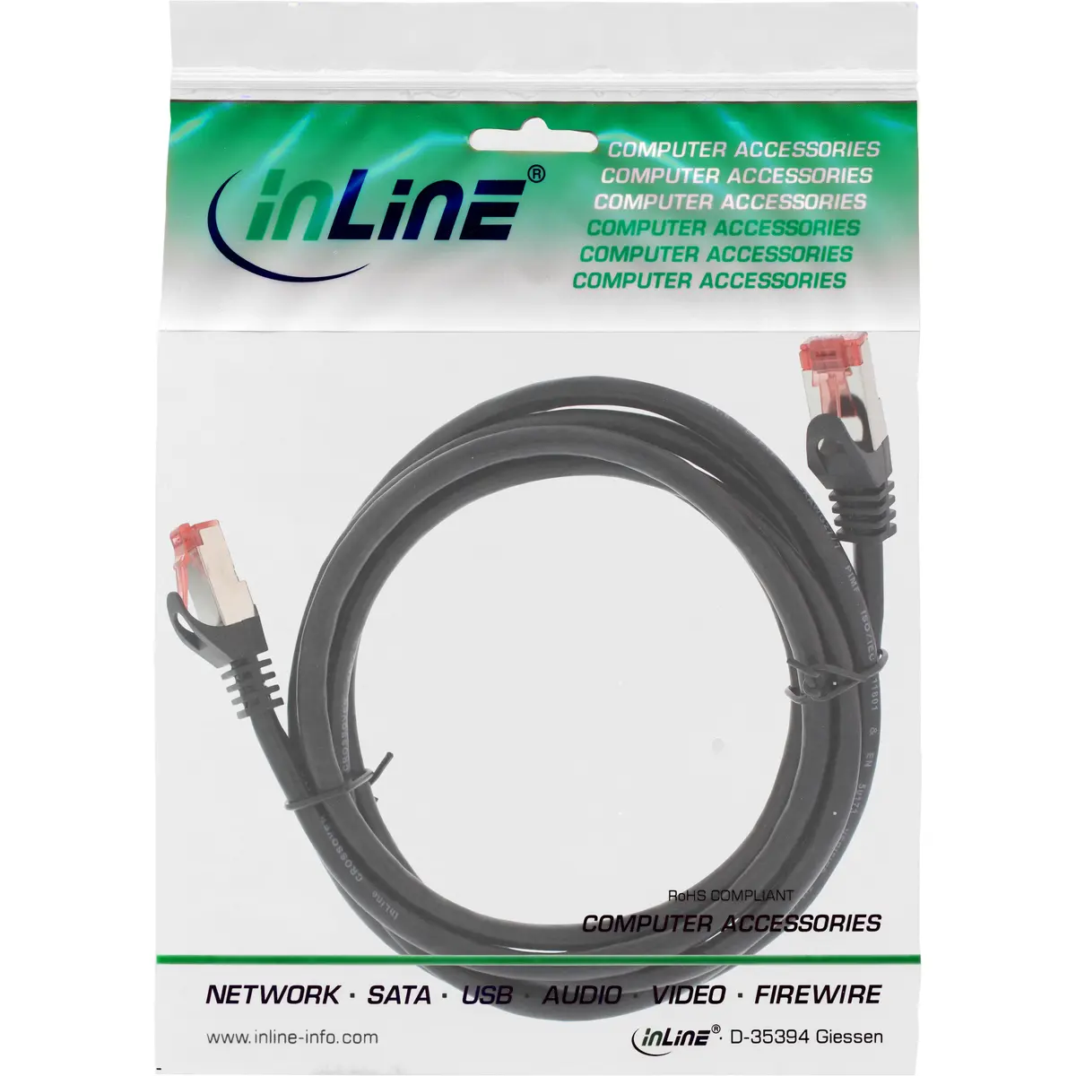Кабель InLine Crossover S/FTP Cat.6 2м Photo 3