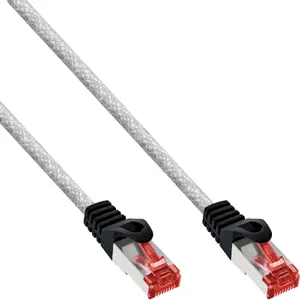 InLine Patch Cable S/FTP PiMF Cat.6 250MHz PVC copper transparent 0.3m