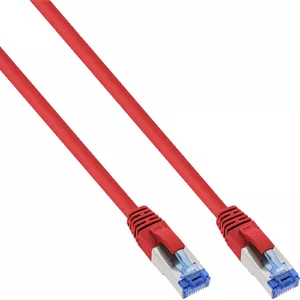 Сетевой кабель InLine Patch Cable S/FTP PiMF Cat.6A RJ-45 5м Красный