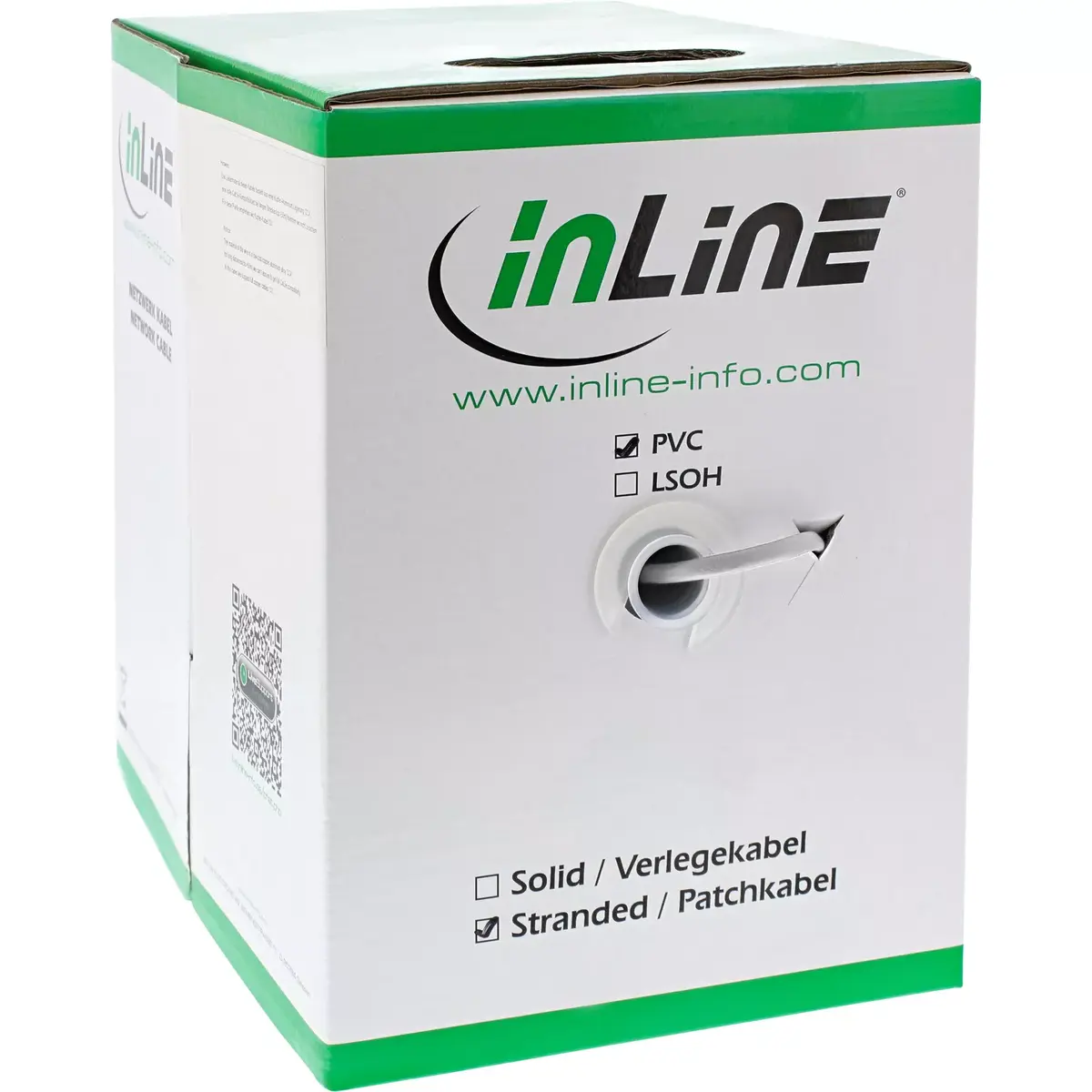Pārejas kabelis InLine SF/UTP Cat.5e AWG26 CCA PVC Photo 3