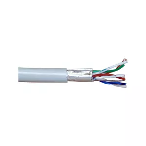 Патч-кабель InLine F/UTP Cat.5e 100м Серый
