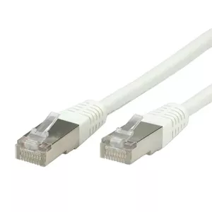 Value S/FTP (PiMF) Patch Cord, Cat.6, white 1 m tīkla kabelis Balts