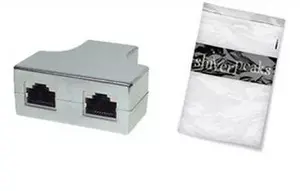 Cat5e RJ45-2x RJ45 Pelēks ShiverPeaks