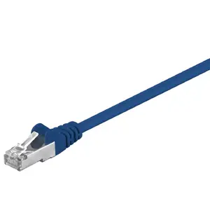 Networking Cable Goobay 95532 Blue 1.5m Cat5e F/UTP