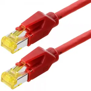 Networking Cable Tecline S/FTP Cat6A 1m Red