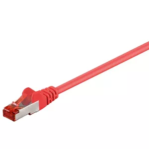 Goobay 93214 сетевой кабель Красный 0,25 m Cat6 S/FTP (S-STP)