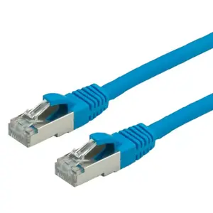 Network Cable VALUE S/FTP Patch Cord Cat.6 RJ45 1m Blue