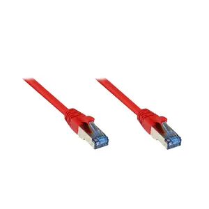 Tīkla kabelis Alcasa 8060-H050R RJ-45 Cat6a 5 m Sarkans