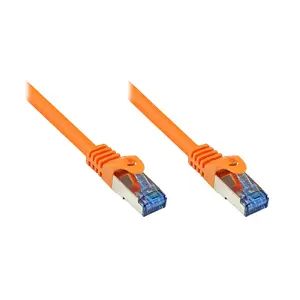 Networking Cable Alcasa Cat6a 7.5m Orange S/FTP