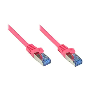 Networking Cable Alcasa Cat6a 0.5m Magenta