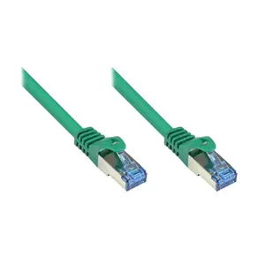 Сетевой кабель Alcasa Cat6a 20м Зеленый S/FTP