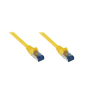 Сетевой кабель Alcasa 8060-H005Y 0.5м Cat6a S/FTP Желтый