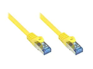 Сетевой кабель Good Connections Cat6a 15м Желтый S/FTP RJ-45 Штекер/Штекер 10000 Мбит/с
