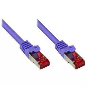 Alcasa 1m Cat6 S/FTP сетевой кабель Фиолетовый S/FTP (S-STP)